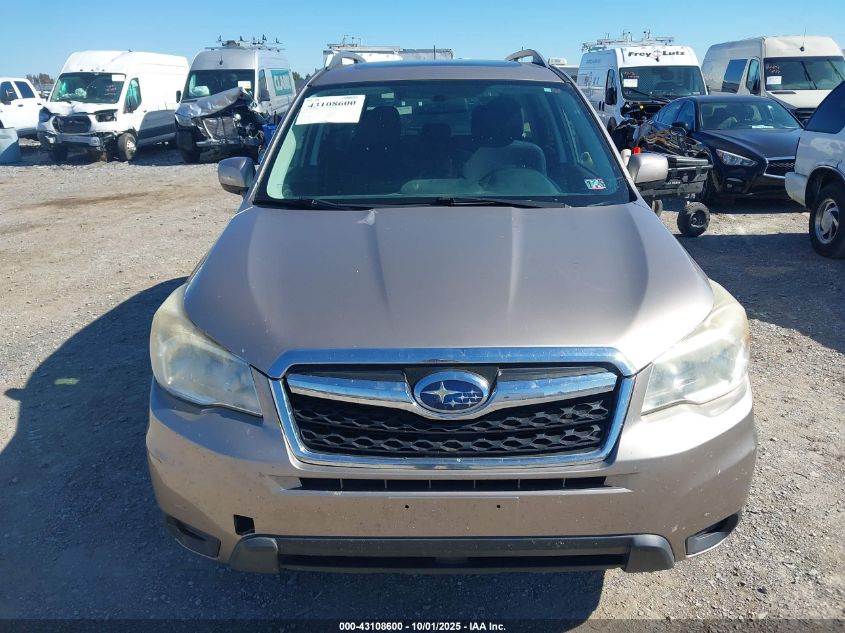 2014 Subaru Forester 2.5I Premium VIN: JF2SJAEC4EH555980 Lot: 43108600