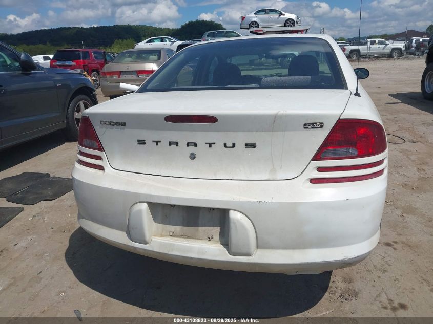 2006 Dodge Stratus Sxt VIN: 1B3AL46T66N254166 Lot: 43108623