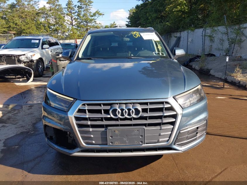 2018 Audi Q5 2.0T Premium/2.0T Tech Premium VIN: WA1ANAFY4J2146734 Lot: 43108703