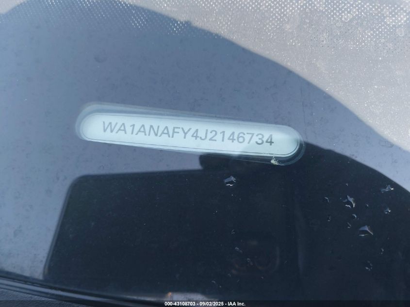 2018 Audi Q5 2.0T Premium/2.0T Tech Premium VIN: WA1ANAFY4J2146734 Lot: 43108703