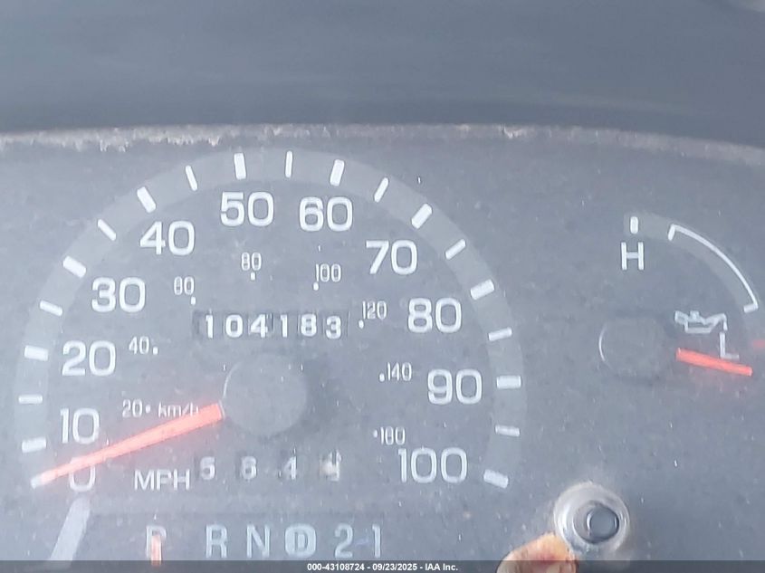 1999 Ford E-150 Commercial/Recreational VIN: 1FTRE14W5XHA25422 Lot: 43108724