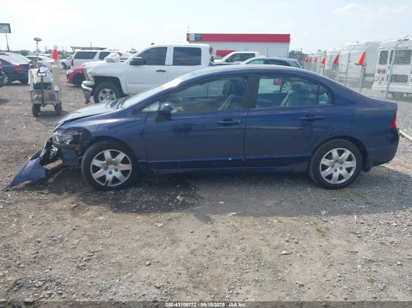 2008 Honda Civic Lx VIN: 1HGFA16598L090793 Lot: 43108772