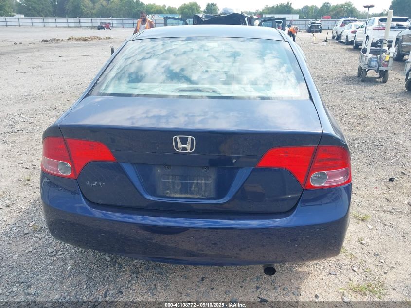 2008 Honda Civic Lx VIN: 1HGFA16598L090793 Lot: 43108772