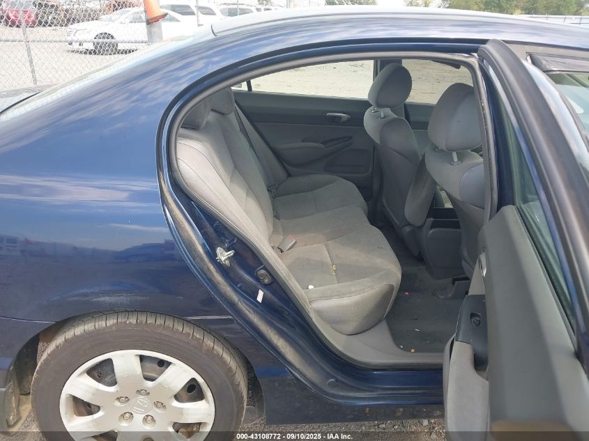 2008 Honda Civic Lx VIN: 1HGFA16598L090793 Lot: 43108772