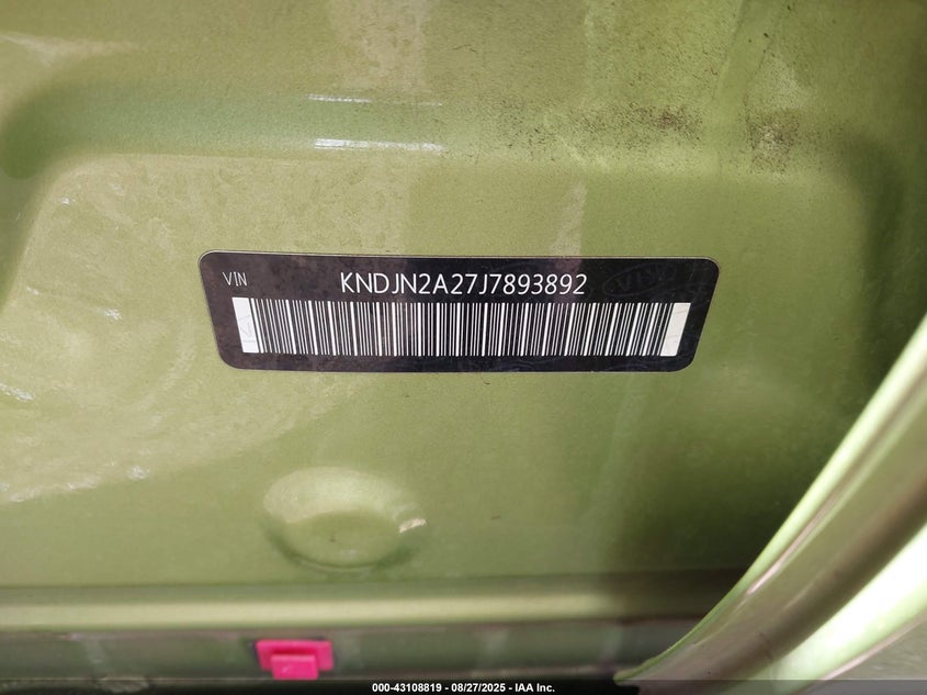 2018 KIA SOUL - KNDJN2A27J7893892