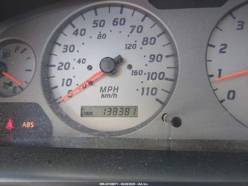 2001 Nissan Xterra Se VIN: 5N1ED28T21C522824 Lot: 43108871