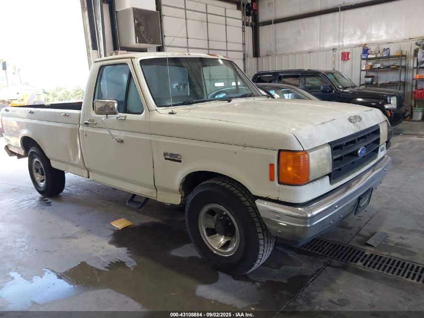 1988 Ford F150 white pickup gasoline 1FTDF15Y5JPB73431 photo #1