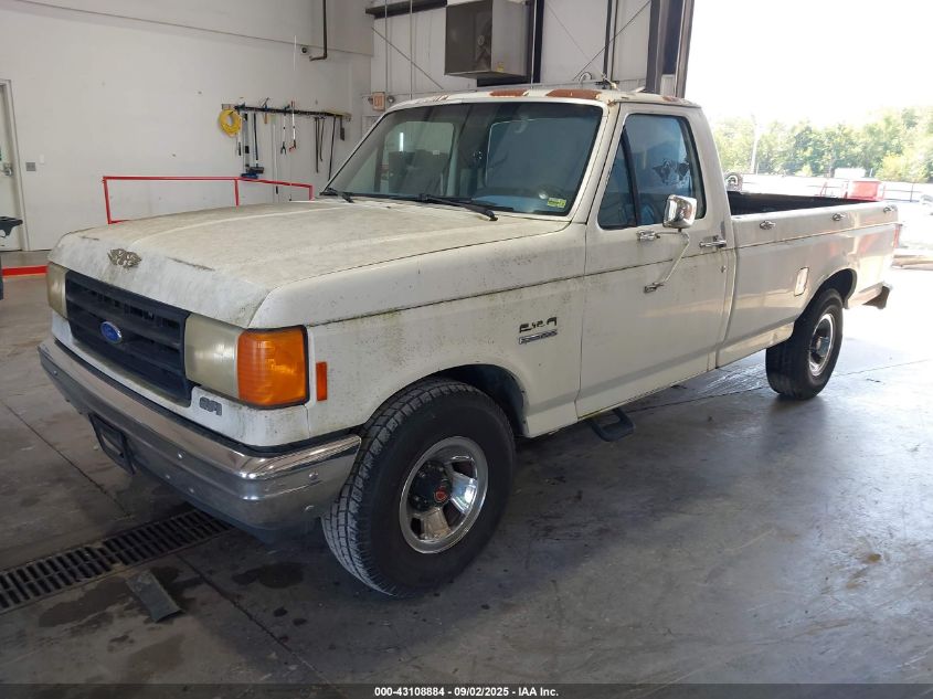 1988 Ford F150 white pickup gasoline 1FTDF15Y5JPB73431 photo #3
