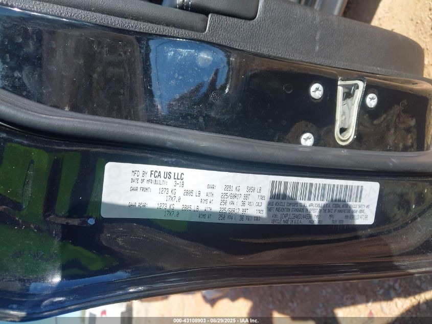 2019 Jeep Cherokee Latitude Fwd VIN: 1C4PJLCB4KD144530 Lot: 43108903