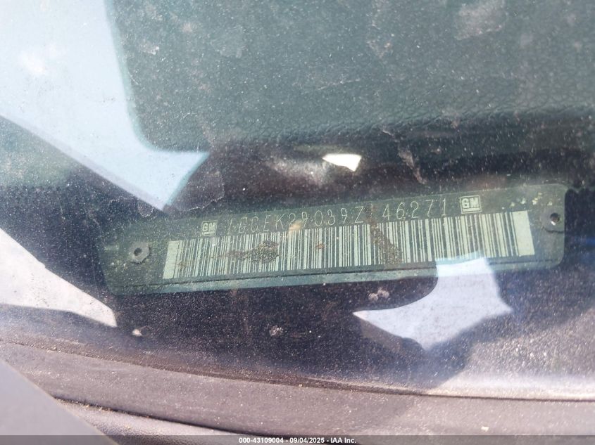 2009 Chevrolet Silverado 1500 Lt VIN: 1GCEK29039Z146271 Lot: 43109004