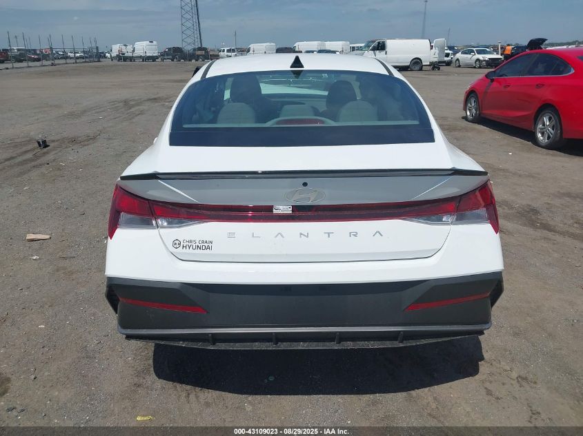2025 Hyundai Elantra Sel Sport VIN: KMHLM4DG6SU047363 Lot: 43109023