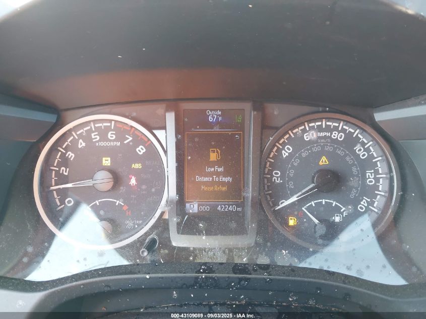 2020 Toyota Tacoma Trd Sport VIN: 3TMCZ5AN9LM341733 Lot: 43109089