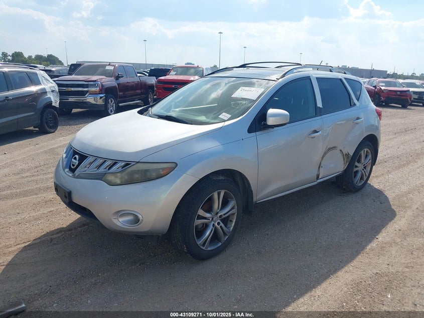 JN8AZ18W99W101416 2009 NISSAN MURANO photo no. 2