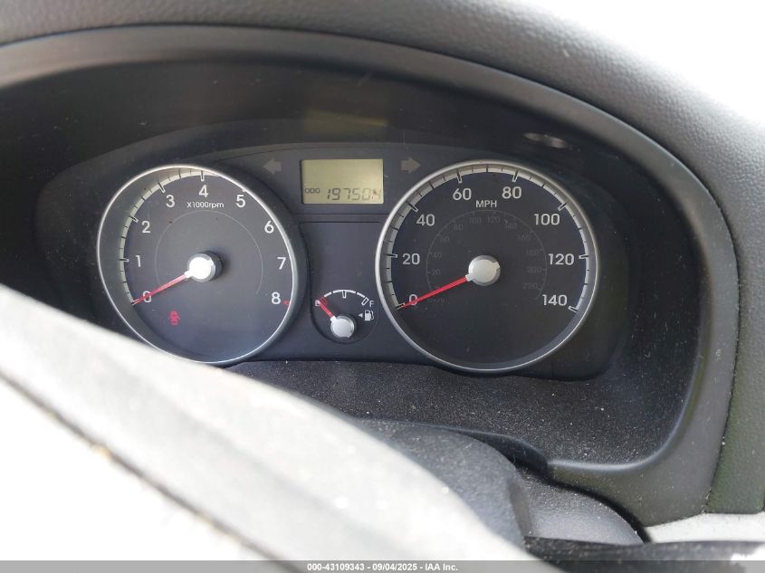 2010 Hyundai Accent Se VIN: KMHCN3AC8AU184845 Lot: 43109343