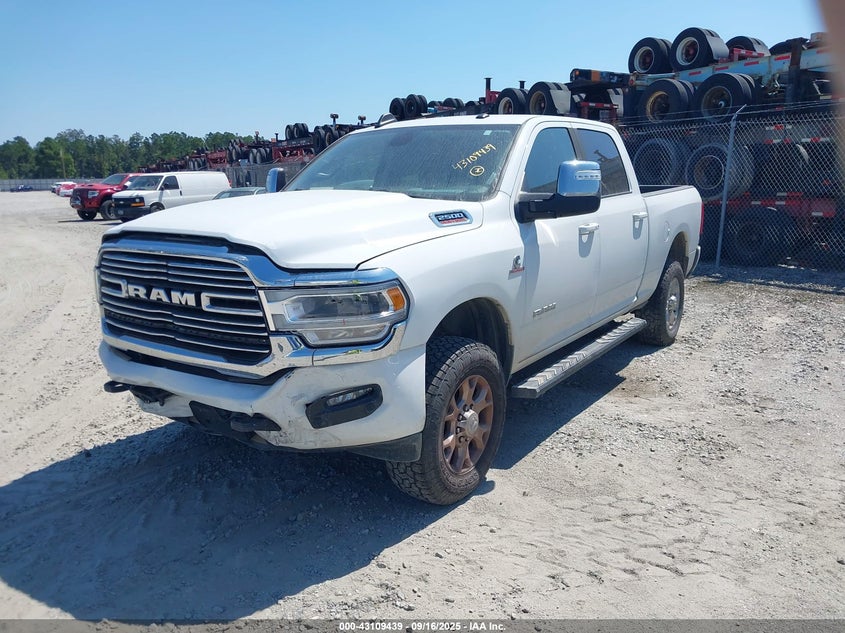 Vin: 3c6ur5fl6pg559250, lot: 43603732, ram 2500 laramie  4x4 6'4 box 20232