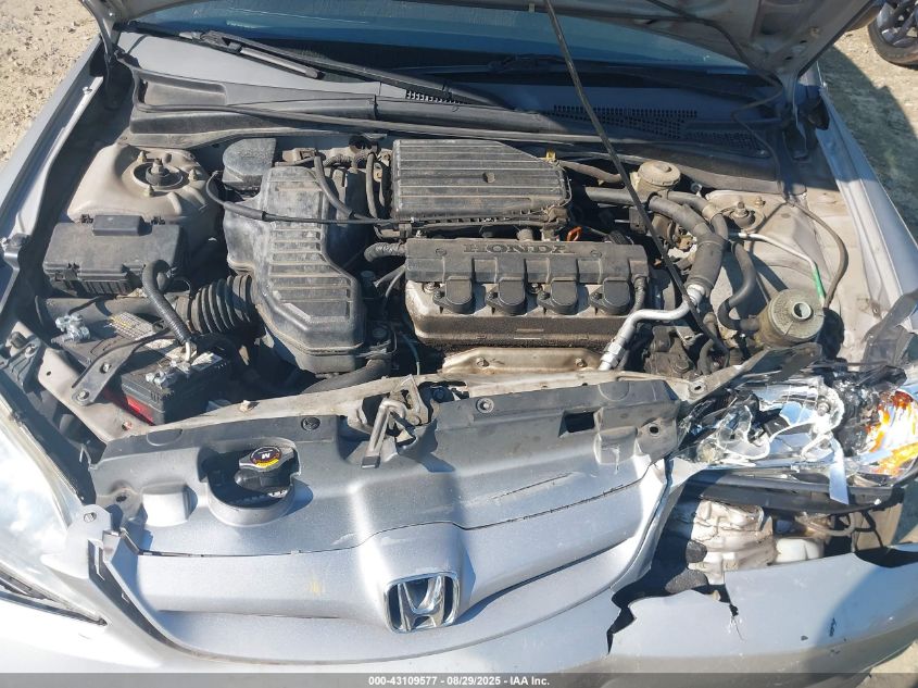 2005 Honda Civic Lx VIN: 2HGES16565H579170 Lot: 43109577