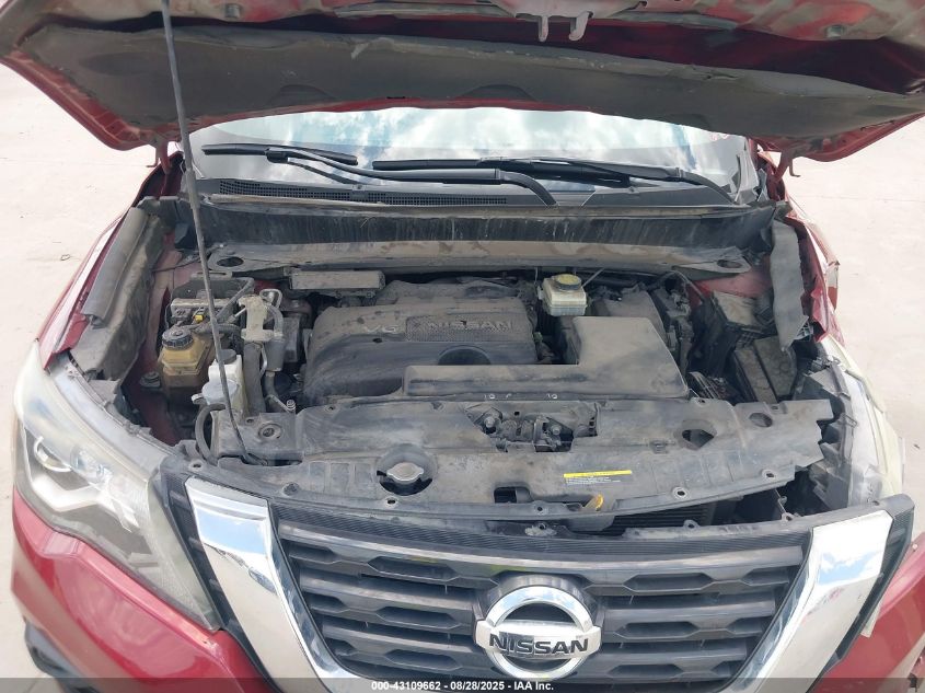 2018 Nissan Pathfinder S VIN: 5N1DR2MN5JC617494 Lot: 43109662