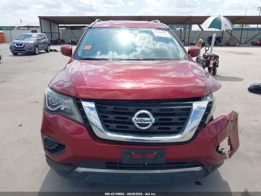 2018 Nissan Pathfinder S VIN: 5N1DR2MN5JC617494 Lot: 43109662