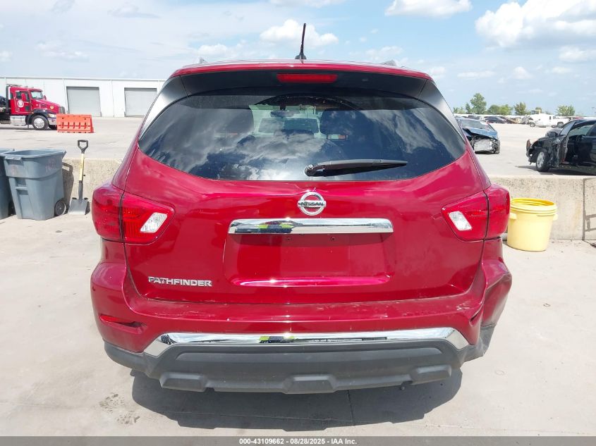 2018 Nissan Pathfinder S VIN: 5N1DR2MN5JC617494 Lot: 43109662