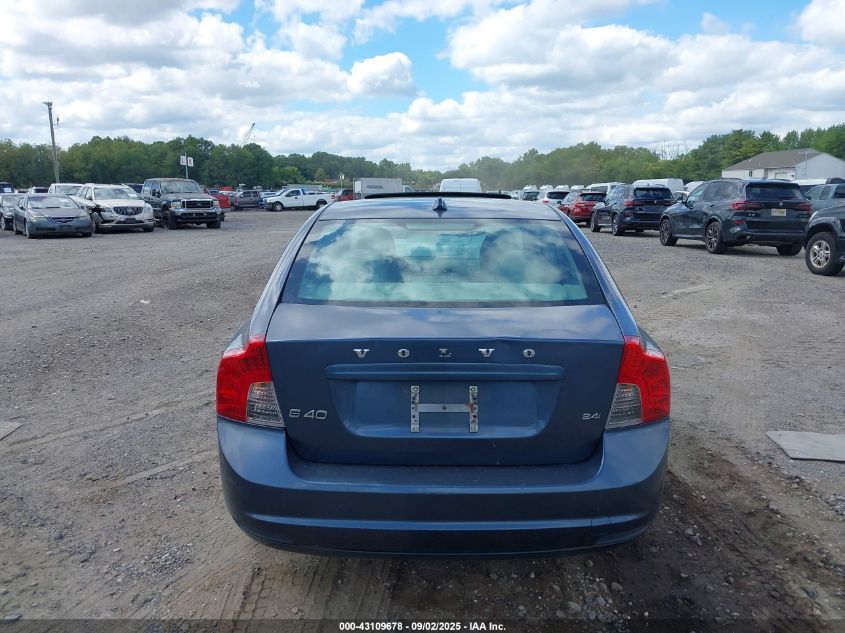 2009 Volvo S40 2.4I VIN: YV1MS390792467640 Lot: 43109678