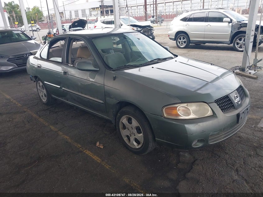 2005 Nissan Sentra 1.8S green sedan gasoline 3N1CB51D65L500103 photo #1