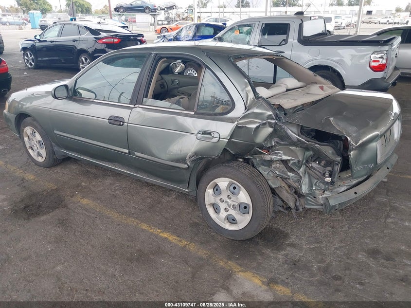 2005 Nissan Sentra 1.8S green sedan gasoline 3N1CB51D65L500103 photo #4