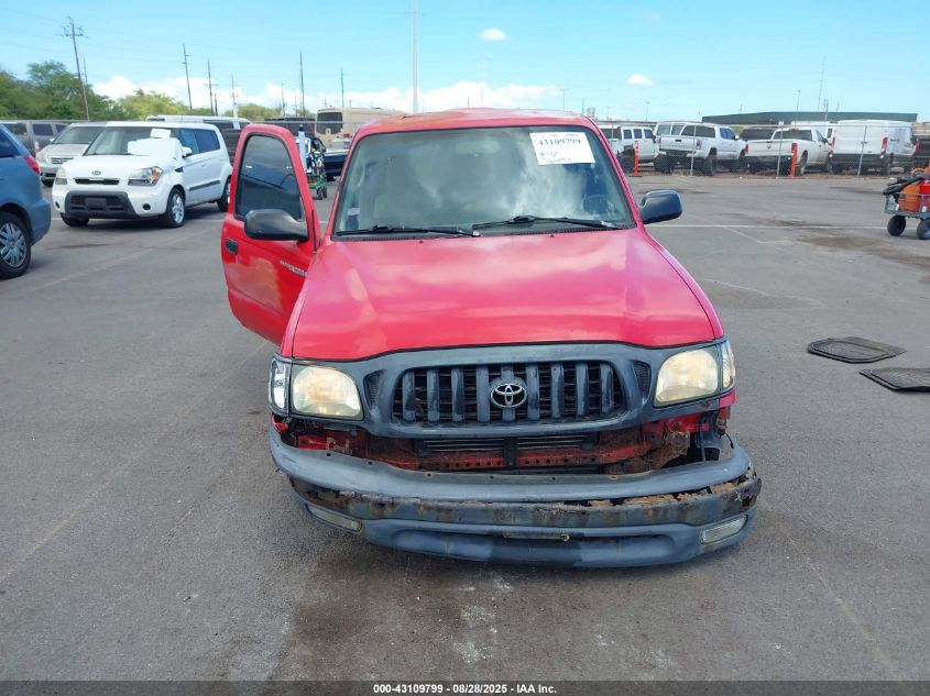 2004 Toyota Tacoma VIN: 5TENL42N74Z378965 Lot: 43109799