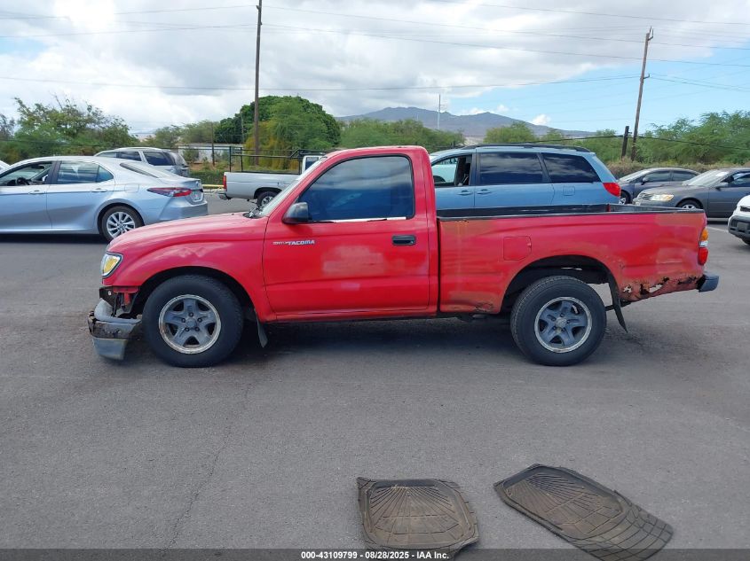 2004 Toyota Tacoma VIN: 5TENL42N74Z378965 Lot: 43109799