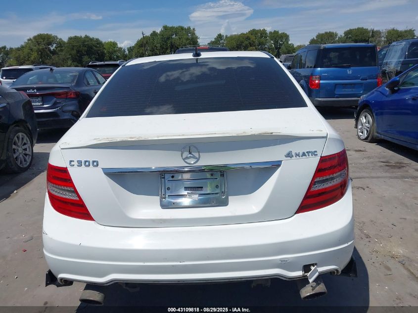2013 Mercedes-Benz C 300 Sport 4Matic VIN: WDDGF8AB4DR285420 Lot: 43109818