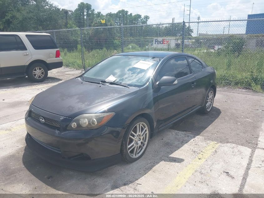 2008 Scion Tc black coupe gasoline JTKDE167780232385 photo #3