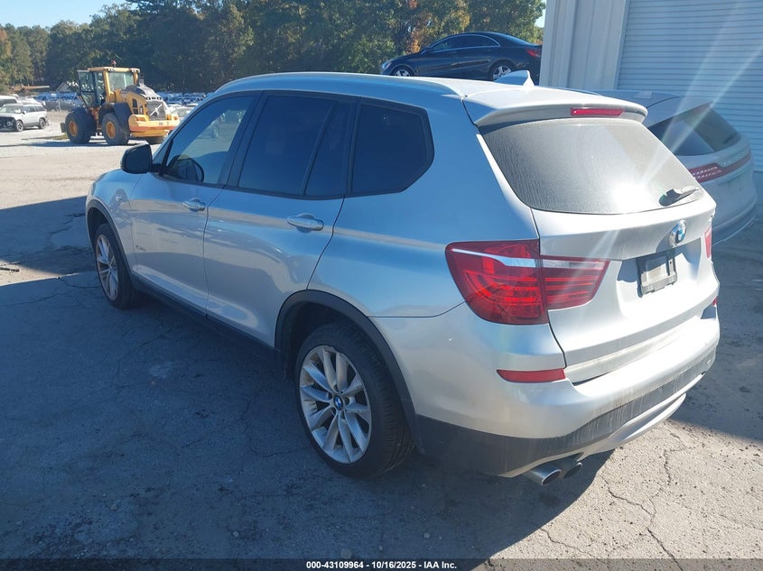 Vin: 5uxwz7c37h0v92408, lot: 43604256, bmw x3 sdrive28i 20173