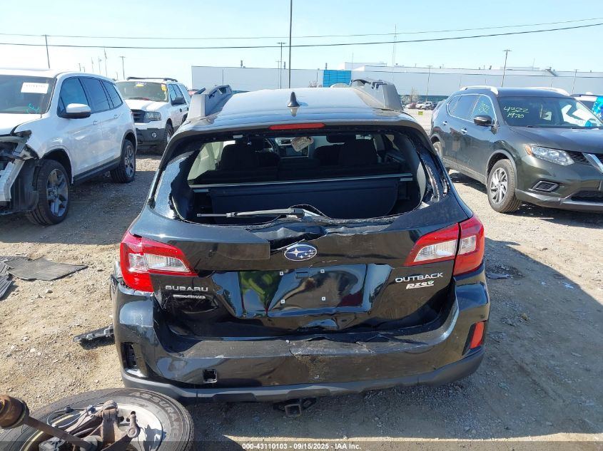 2016 Subaru Outback 2.5I Premium VIN: 4S4BSACC3G3227444 Lot: 43110103