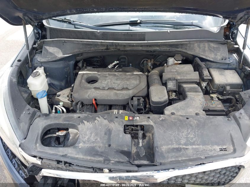 2017 Kia Sorento 2.4L Lx VIN: 5XYPG4A30HG316630 Lot: 43110149