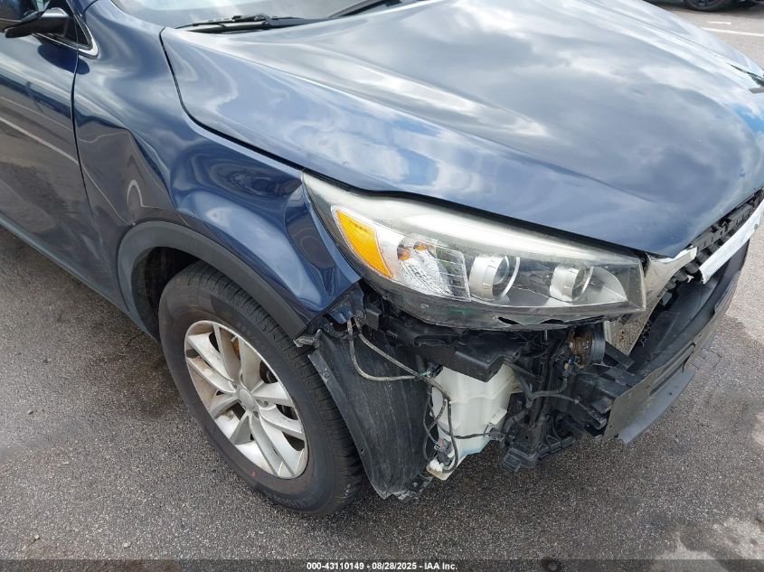 2017 Kia Sorento 2.4L Lx VIN: 5XYPG4A30HG316630 Lot: 43110149