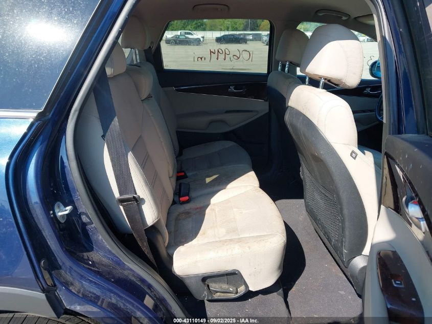 2017 Kia Sorento 2.4L Lx VIN: 5XYPG4A30HG316630 Lot: 43110149