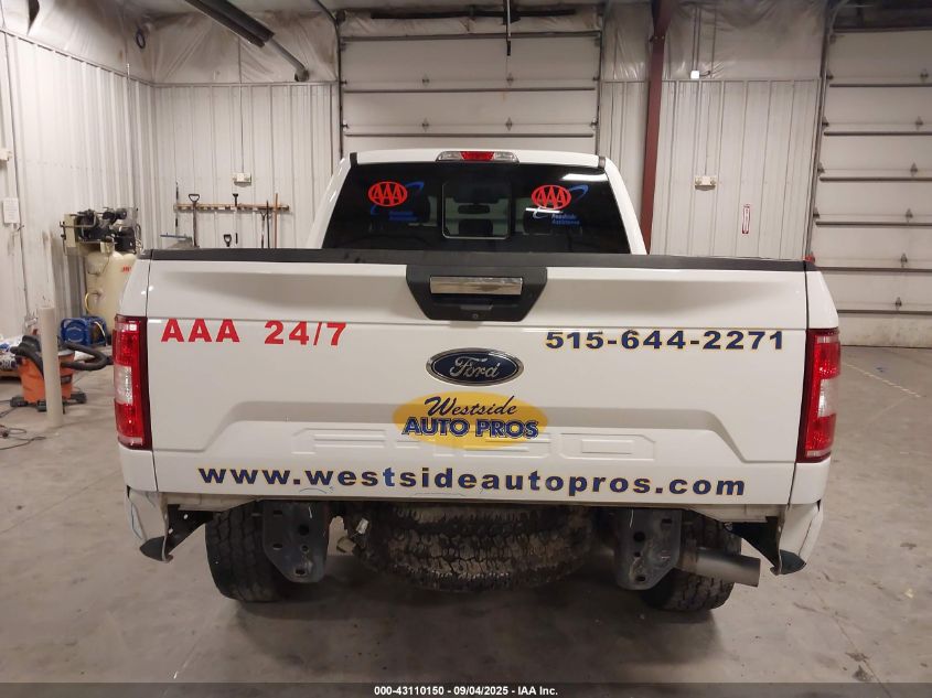 2018 Ford F-150 Xlt VIN: 1FTFW1EG9JFA17835 Lot: 43110150