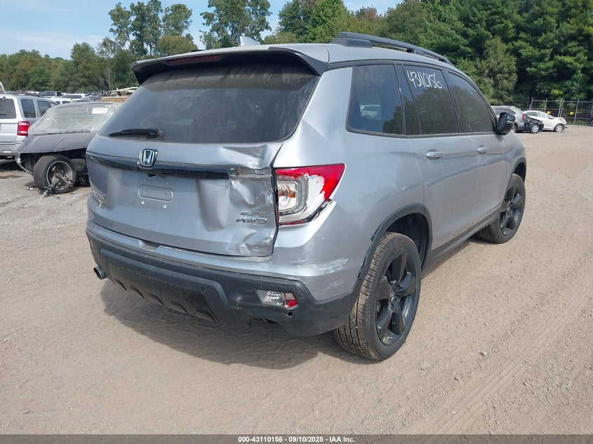 Vin: 5fnyf8h07mb029247, lot: 43604449, honda passport awd elite 20214