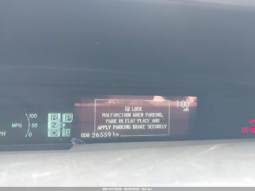 2010 Toyota Prius Ii VIN: JTDKN3DUXA0150661 Lot: 43110248