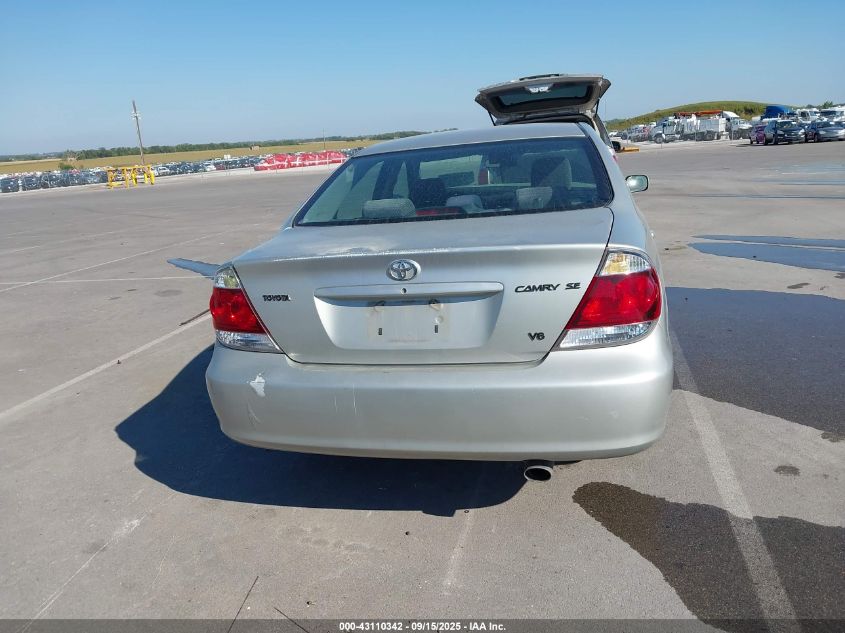 2005 Toyota Camry Se V6 VIN: 4T1BA32K65U037443 Lot: 43110342