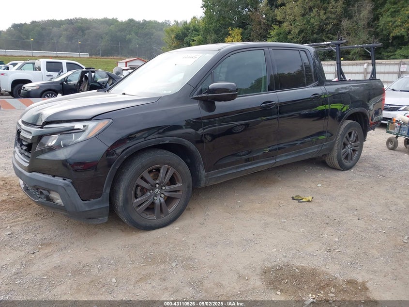 2017 HONDA RIDGELINE SPORT 5FPYK2F11HB003681