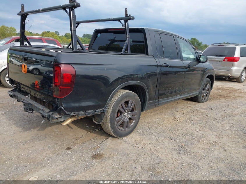 2017 HONDA RIDGELINE SPORT 5FPYK2F11HB003681