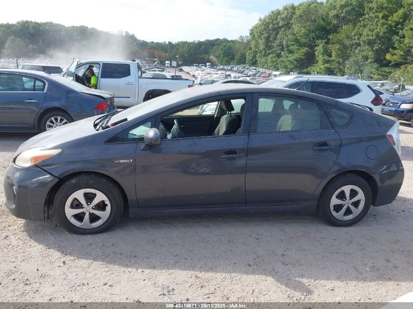 2013 Toyota Prius Two VIN: JTDKN3DU4D5631299 Lot: 43110671