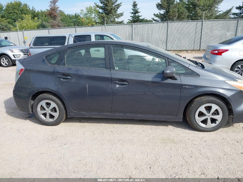 2013 Toyota Prius Two VIN: JTDKN3DU4D5631299 Lot: 43110671