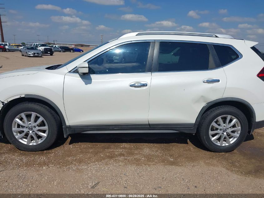 2017 Nissan Rogue Sv VIN: KNMAT2MTXHP603326 Lot: 43110800