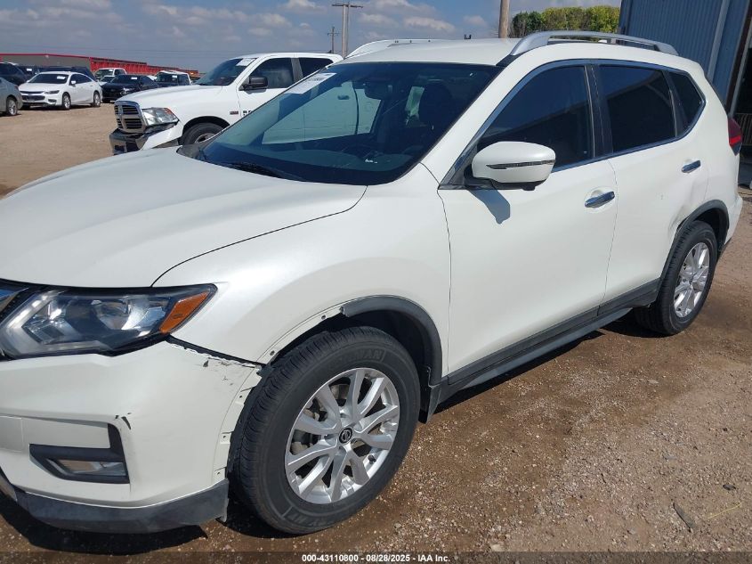 2017 Nissan Rogue Sv VIN: KNMAT2MTXHP603326 Lot: 43110800