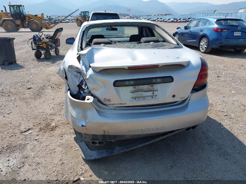 2004 Pontiac Grand Prix Gt1 VIN: 2G2WP522841110634 Lot: 43110817