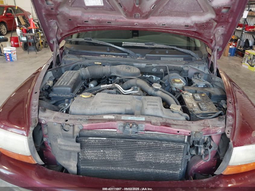 2001 Dodge Durango Slt VIN: 1B4HS28Z21F604690 Lot: 43111007