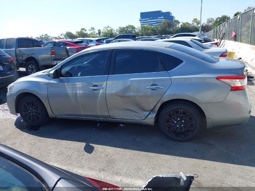 2014 Nissan Sentra Fe+ S/Fe+ Sv/S/Sl/Sr/Sv VIN: 3N1AB7AP4EL639319 Lot: 43111159