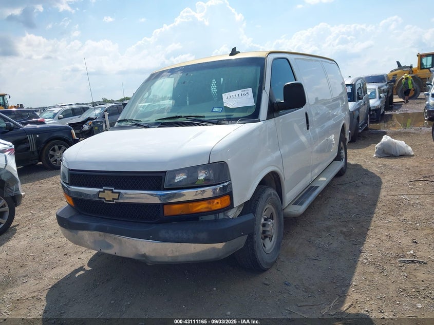 Vin: 1gcwgafg2l1182671, lot: 43605458, chevrolet express cargo rwd 2500 regular wheelbase wt 20202