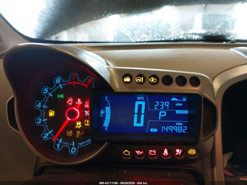 2012 Chevrolet Sonic 2Lz VIN: 1G1JE5SB9C4174852 Lot: 43111186